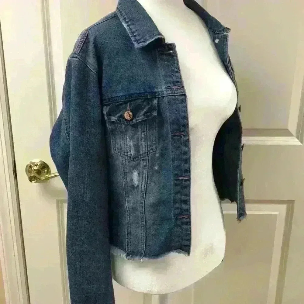 CI SONO Cropped Denim Jacket - Picture 4 of 6